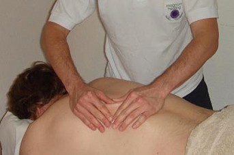 Myofascial Release technique performed on client